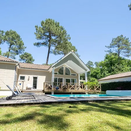 A Avec Piscine Chauffee Et Jardin Pour 6 Personnes - Fr-1-521-93 Biscarrosse